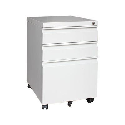 Modern 3 Drawers Steel Mobile Pedestals Metal Filing Storage Cabinet