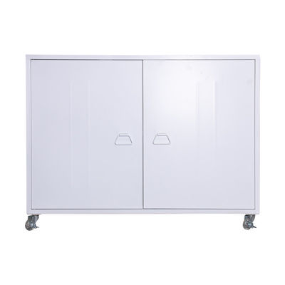 Rubber Wheels Steel Metal Filing Storage Cabinet Knocked down