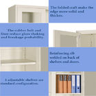 Office Furniture Metal Storage Glass Door File Cabinet Fireproof H1850mm