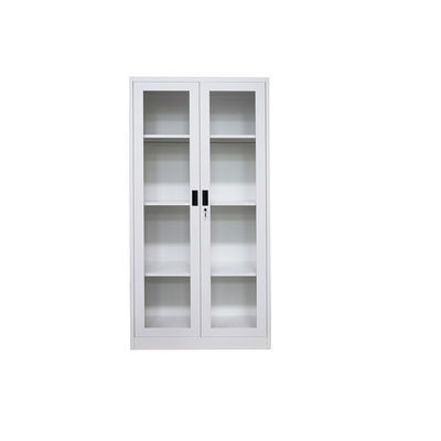 Office Glass Door Fitting File Storage Locker Powder Coated