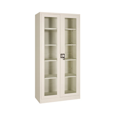 Office Glass Door Fitting File Storage Locker Powder Coated