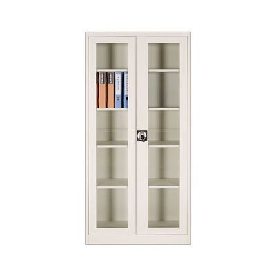 Office Glass Door Fitting File Storage Locker Powder Coated
