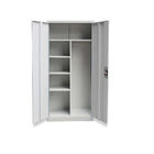 Multifunctional KD Metal Wardrobe Closets With Hanger and Adjustable Shelves