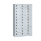 ISO9001 Key Lock 33 Door Metal Lockers Steel Supermarket Locker