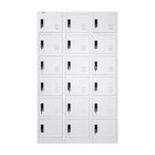 18 Door Key Lock Metal Storage Cabinet For Cell Phone Charge