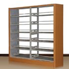 Easy Assembly Knock Down Steel Book Shelf RAL Color Metal Book Case Storage Rack