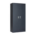 KD Two Doors Metal Wardrobe Clothes Steel Clothes Storage Cabinet
