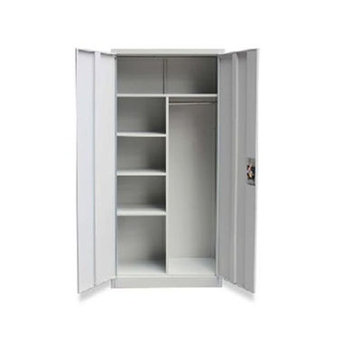 Modern New Design two doors Metal Wardrobe Closets Cyber lock