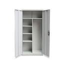 Modern 2 Door Steel Clothes Cabinet Metal Wardrobe storage cabinet