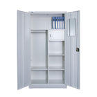 Modern 2 Door Steel Clothes Cabinet Metal Wardrobe storage cabinet