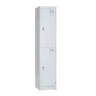 Two Doors Metal Lockers Steel Storage Locker Cabinet Powder Coating