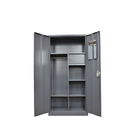 Powder coating Metal Wardrobe Closets Steel Cabinet Storage File And Clothes