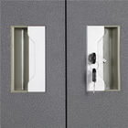 Durable 2 Door Steel Storage Cupboard Metal Wardrobe Locker Clothes