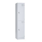 Two Doors Metal Lockers Steel Storage Locker Cabinet With Powder Coating