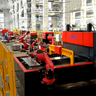CNC Auto Metal Bender Machine Production Line For Steel Cabinet