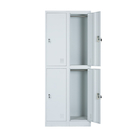Four Doors Steel Metal Smart Parcel Lockers Commercial Furniture