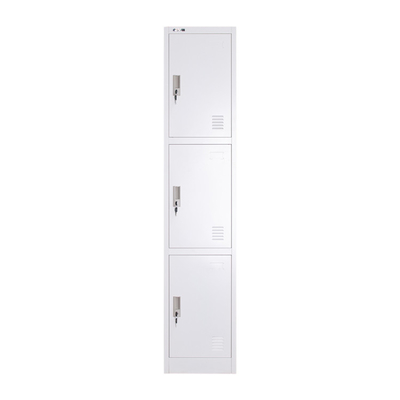 Steel Furniture Gym 3 Door Locker Knock Down Structure