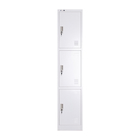 0.5-1.0mm 3 Doors Metal Lockers For Gym Office School