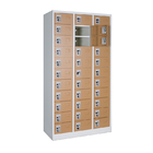 Office Steel Filing Cabinet Storage Staff Mobile Phone Locker With 33 Doors