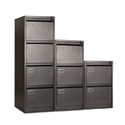 Metal Fireproof Office Equipment Steel Drawer Filing Cabinet 3 Layer