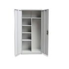 Knock Down Metal Wardrobe Closets Steel Locker With Two Doors And Cyber Lock