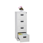 Office Metal Furniture Steel Legal Size 4 Drawer Filing Cabinet With Safe Vault