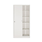 Office Furniture Metal Vertical Stainless Steel File Cabinet With Two Doors