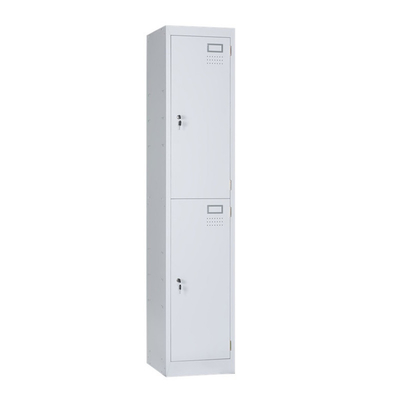 School 2 Doors Small Metal Lockers For Student Storage Wardrobe