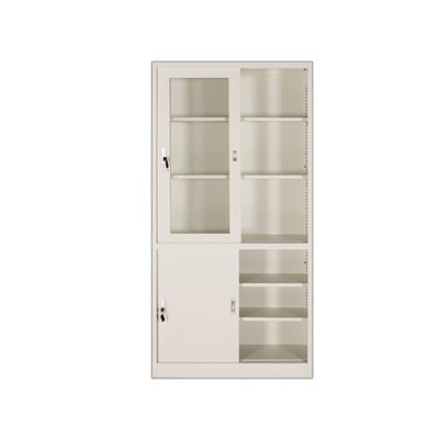 Metal Bookshelf Steel Storage Cabinet Cupboard Office Furniture