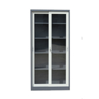 Documents Storage Steel Sliding Glass Door Cupboard Filing Cabinet