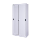 Office Furniture Metal Vertical Stainless Steel File Cabinet with Two Doors