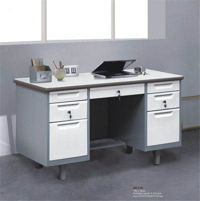 Simple Metal Modern Design 0.6mm-1.2mm Steel Executive Desk Metal Office Desk