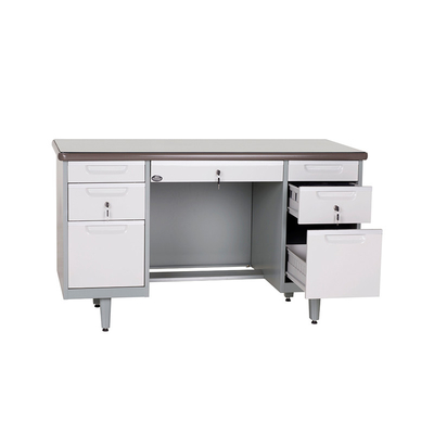 Simple Metal Modern Design 0.6mm-1.2mm Steel Executive Desk Metal Office Desk