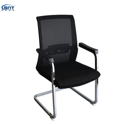 Metal Base Swivel Mesh Office Chair Black Molded Cushion Seat Type