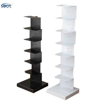 Metal Book Storage Shelf Study Living Room Bookcase Modern Wall Book Shelf