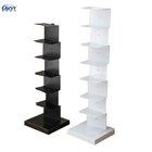Modern Large Tall Industrial Metal Bookshelf 6/8/10 Tiers For Living Room