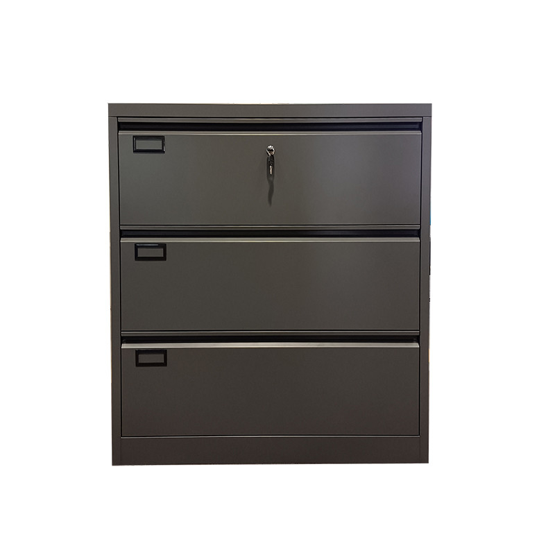 Three Drawer Lateral Office Cabinet Lockable Vertical