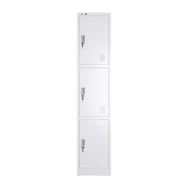Gym 3 Door Height 1850mm Metal Storage Cabinet