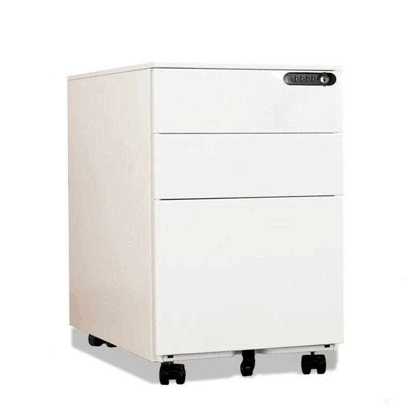 Modern 3 Drawers Steel Mobile Pedestals Metal Filing Storage Cabinet