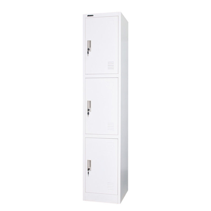 Metal Steel Iron 3 Metal Storage Closet Personal School Locker Storage