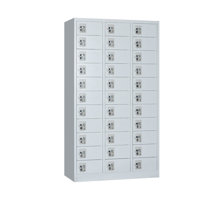 Steel 33 Doors Metal Lockers Safe Supermarket Locker