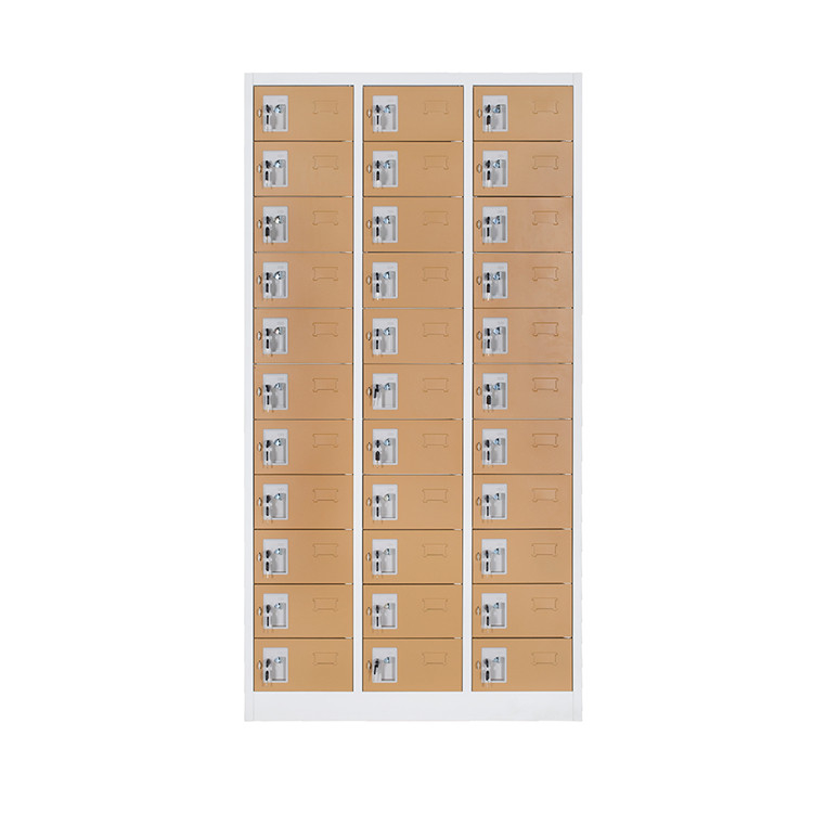 Office Steel Filing Cabinet Storage Staff Mobile Phone Locker With 33 Doors