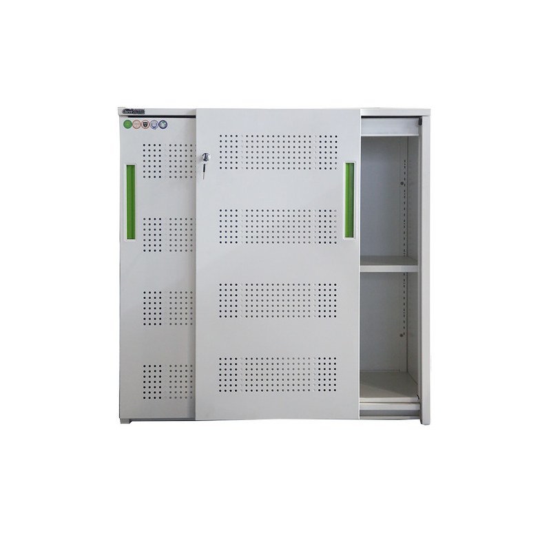 Knock Down Structure Steel Sliding Door Filing Cabinets For School