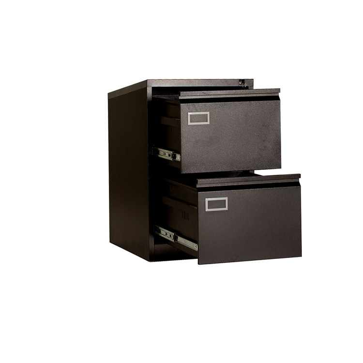 Modern Steel Storage Vertical Pedestal 2 Drawer Metal File Cabinet Customized