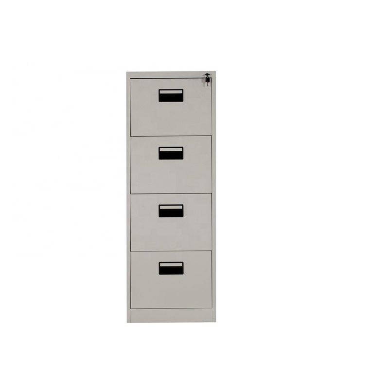 Steel Office Furniture Vertical 4 Drawer Metal Filing Cabinet Storage