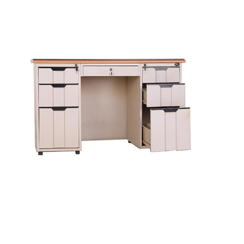 Commercial Office Double Cabinet Metal Office Desk